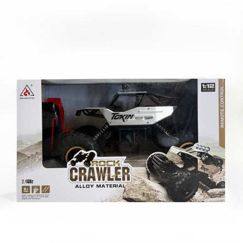 Металлическая машинка "Rock Crawler" 1:12 на пульте управления, батарейка 6026