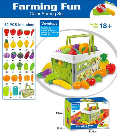 Coș cu legume și fructe prins cu velcro H06-2