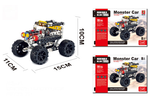 Constructor metalic "Monster Car" 201 elemente 525