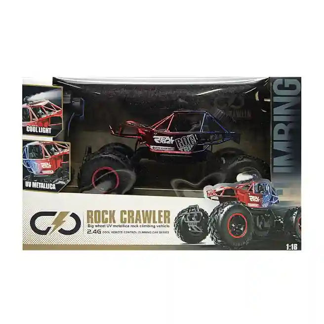 Mașină 1:16 cu telecomandă "Rock Crawler", roșie, cod 682075