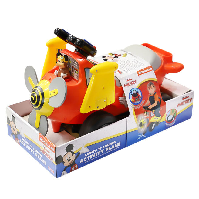 Игрушка "Самолет Микки" со светом и звуком, код 1300D