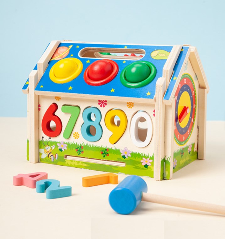 Деревянный сортировщик игрушек S12D017