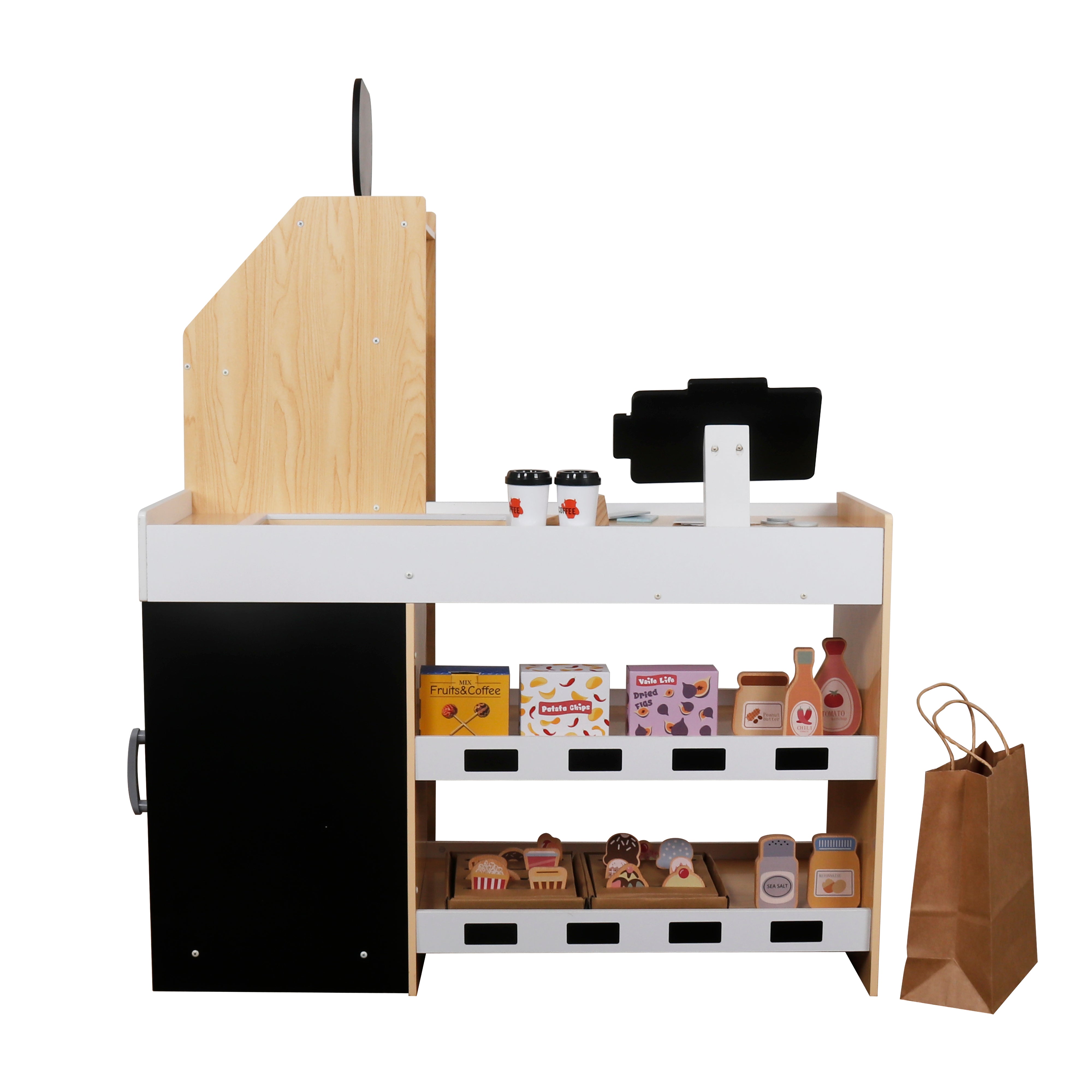 Set de joaca Supermarket din lemn W10A214