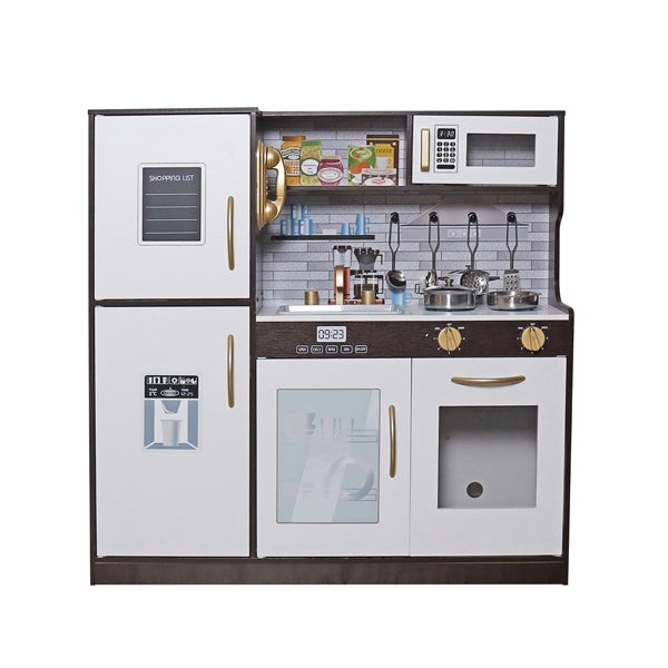Bucatarie din lemn cu accesorii si functii, 80*23,7*80 cm, alba W10C529E