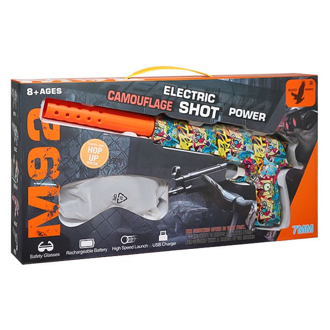 Pistol cu apă cu bile, albastru-roșu cod 919109, galben-albastru cod 919111