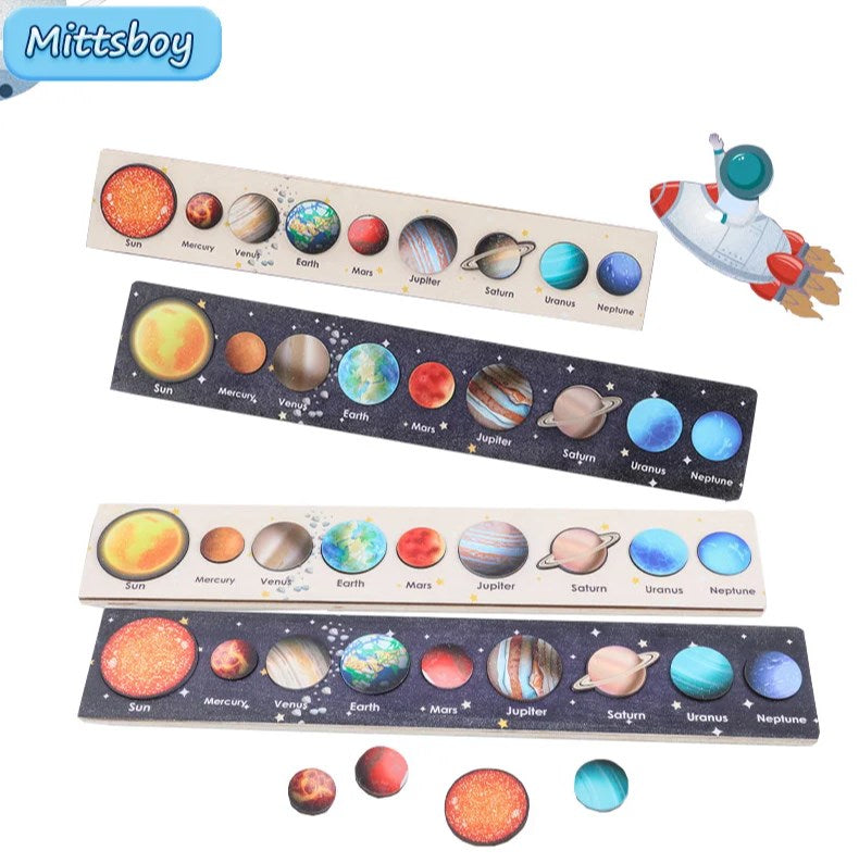 Puzzle din lemn planete S14A003