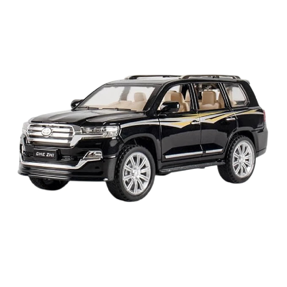 (68270A/2) 1:24 Toyota Land Cruiser Prado черный со звуками (двери открываются)