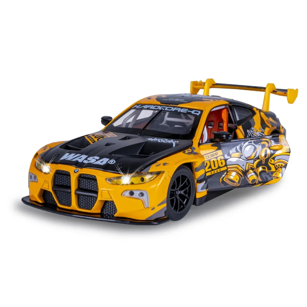 (68296A) 1:24 BMW M4 GT3 со звуками (двери открываются)