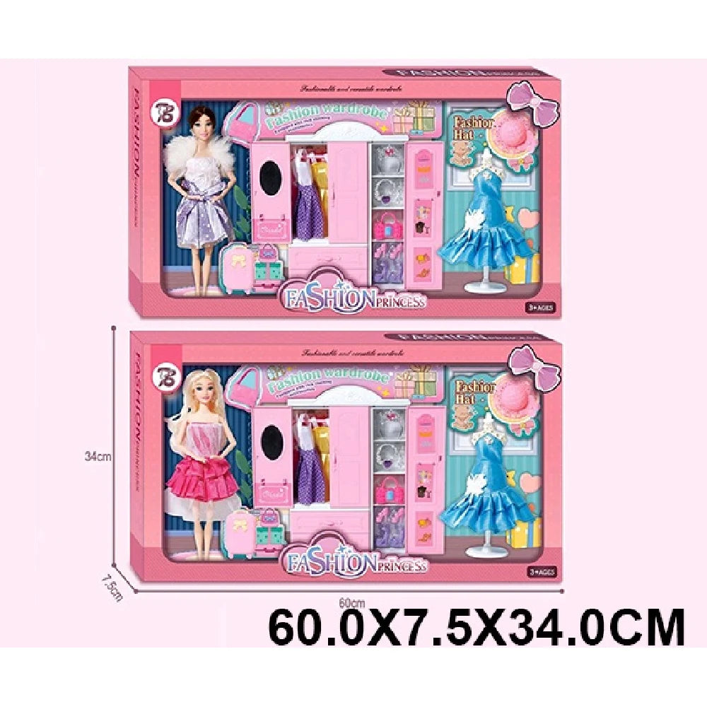 (02235) Papusa in set cu accesorii