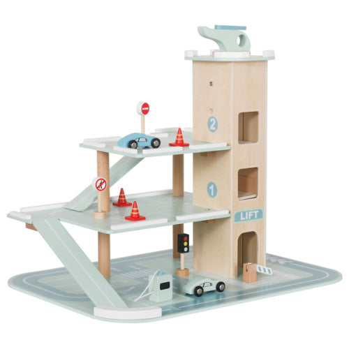 Деревянный игровой набор "Парковка" W04B130