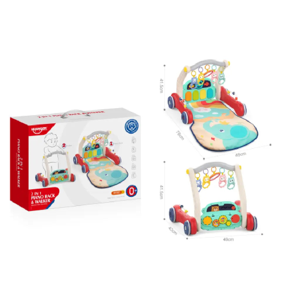 (18233) Игровой коврик-погремушка 2 в 1