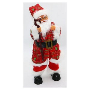 Mos Craciun în costum roșu cu baston D246-139