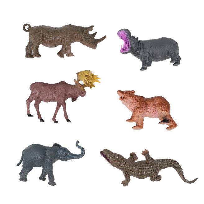 Набор "Большие животные", 6 предметов, код 910063