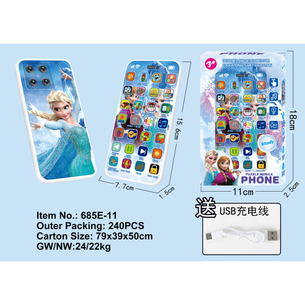 008642 Telefon Princess Elsa educational cu USB