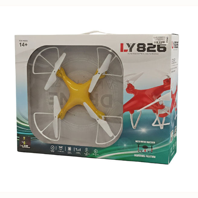 Dronă Elf cu control al altitudinii fixe, galbenă cod 1768D, albă cod 1242D