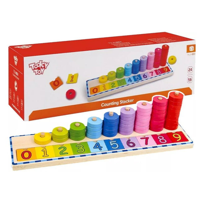 Деревянная игра «Учимся считать», код 57269v