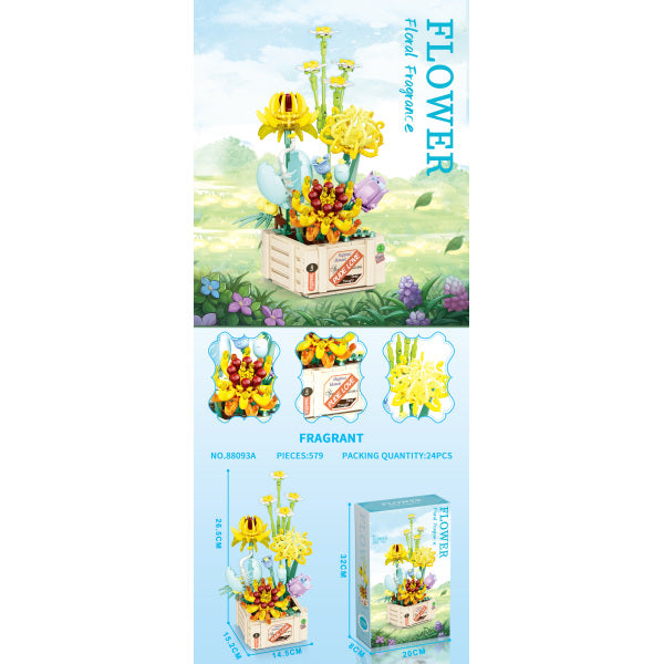 008835 Constructor flori 579pcs