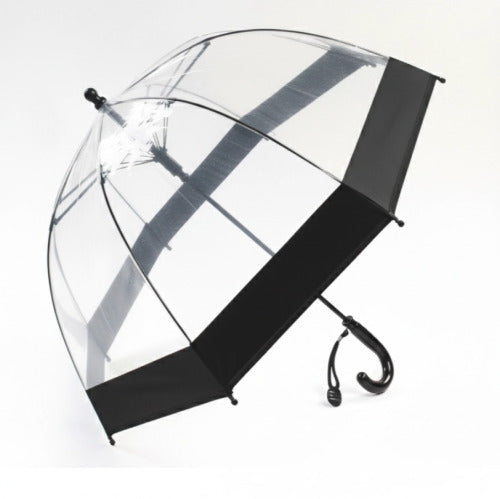 Umbrelă transparentă pentru copii cu dungi, 3466A