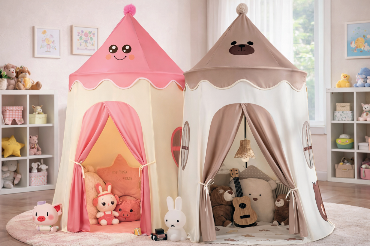 Cort pentru copii „Casă”,135x135x100 cm TL006
