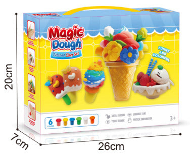 009361 Набор пластилина - Мороженое