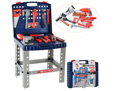 Banc de lucru cu unelte și mașină de găurit electrică „Tânărul Tâmplar”, 008-21