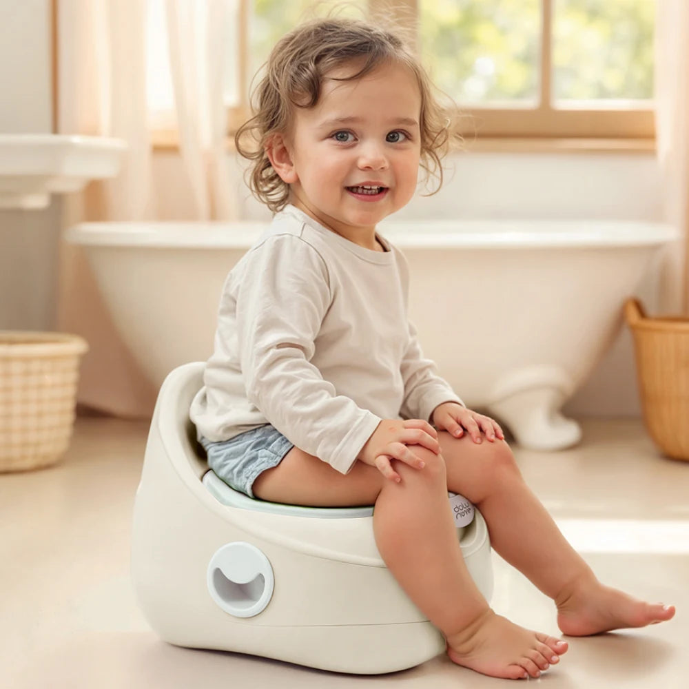 Детский горшок с крышкой, бежевый, Dolu (7587) 28 x 35 x 26 см