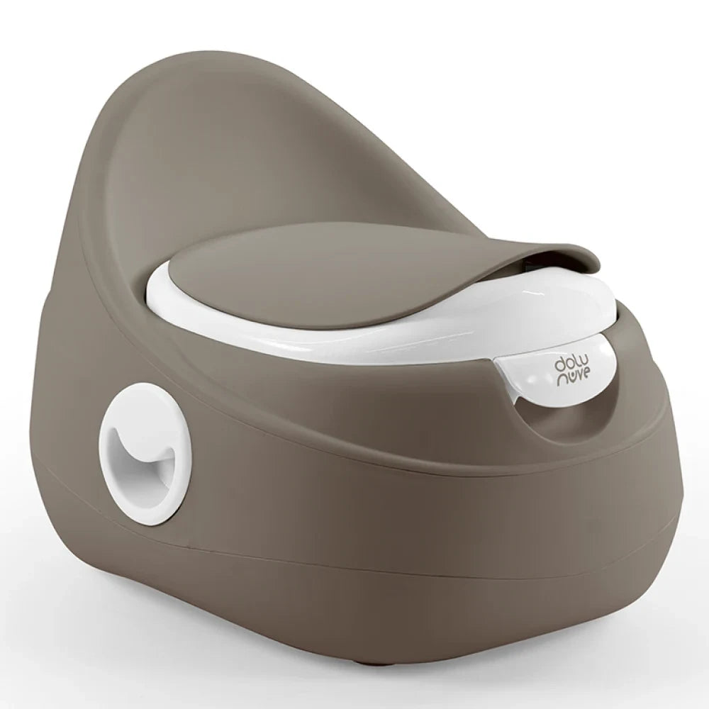 Детский горшок с крышкой, серый, Dolu (7589) 28 x 35 x 26 см