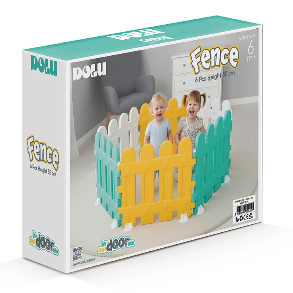 Манеж игровой, 6 элементов, Dolu (2625) Высота 55 см