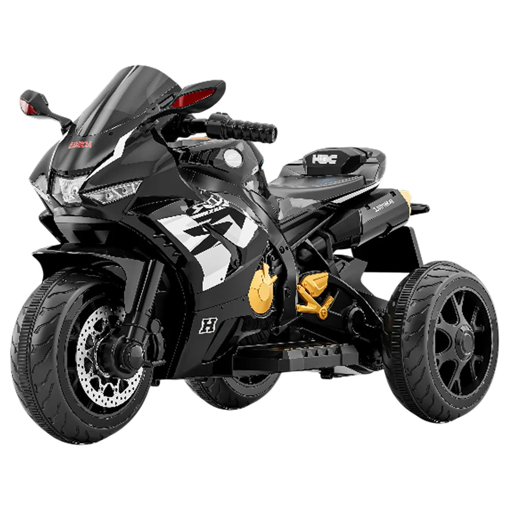 Motocicletă electrică pentru copii cu telecomandă, gri (81859)
