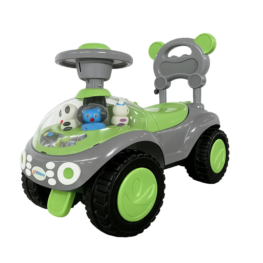 Tolocar pentru copii cu lumini și sunete, verde (53413)