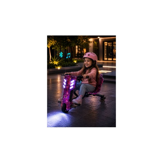 Mașină de drift cu funcție Bluetooth și iluminare LED D2510-2176
