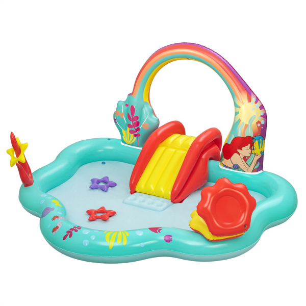 Bestway Centrul de joc gonflabil „Disney Sirena”, 221x193x140 cm, 2+ SKU: 91097BW