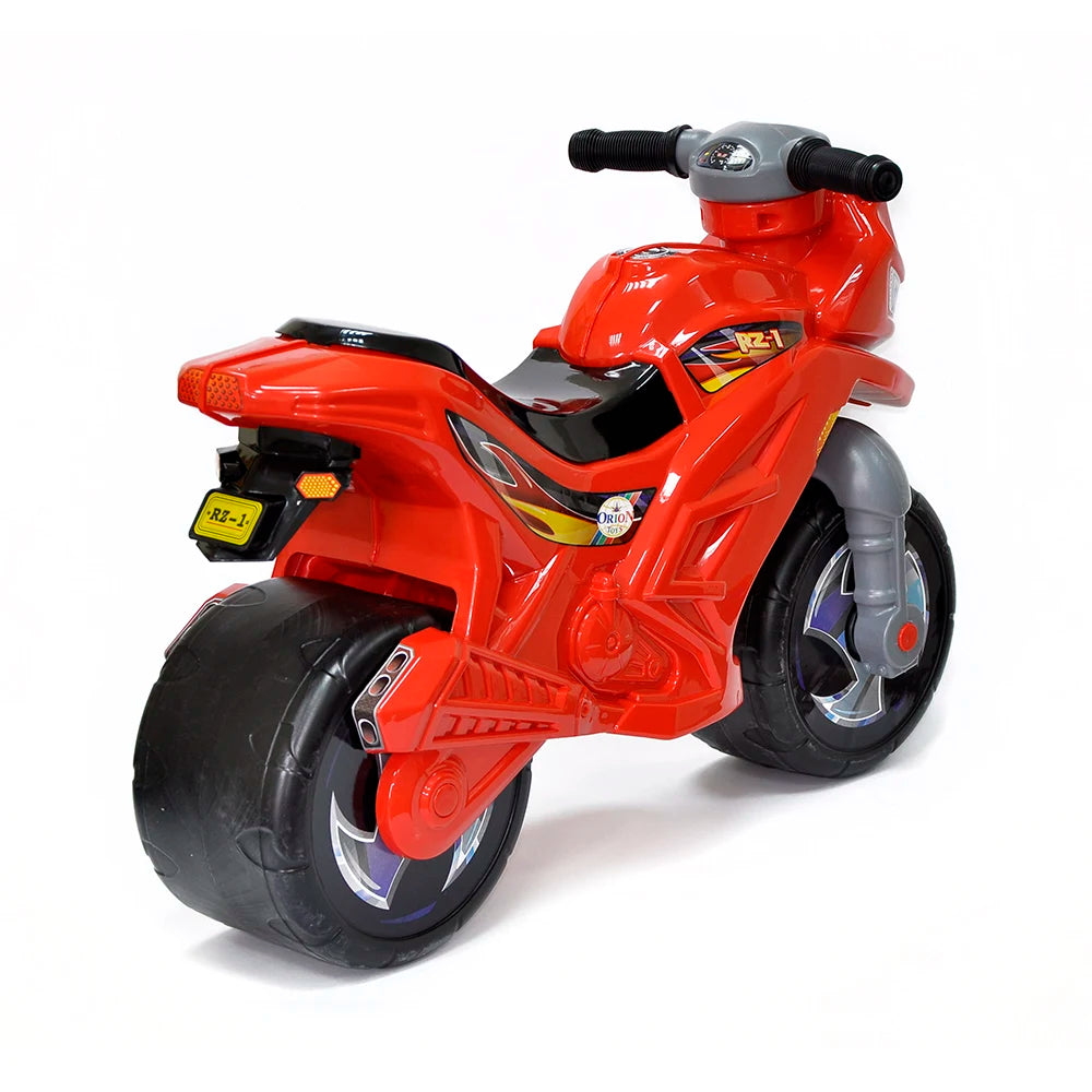 Tolocar Motocicletă Roșie, model 501 , Orion (1501)         68 × 28,5 × 47 cm