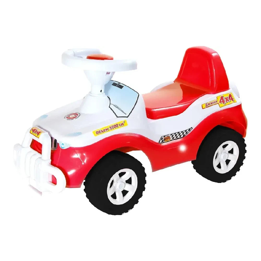 Tolocar Jeep pentru copii, model 105, roșu, Orion (3437)