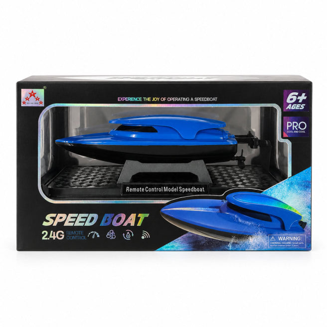 Barcă cu telecomandă Speed Boat 2.4G, USB, alb, cod 10160b, 10158b, 10159b