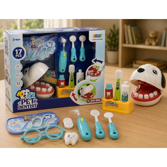 Set de joacă „Dentist pentru animăluțe” D2510-1808