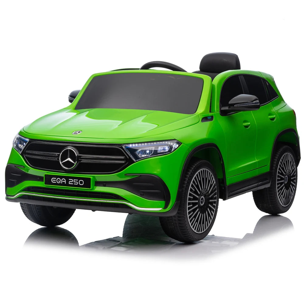 Mașinuță electrică Mercedes Benz
Sarcină maximă: 50 kg
(scăunele din piele, baterie 12V 10Ah x1, MP3, 4 motoare, telecomandă, roți moi EVA)
Dimensiuni: 111.5 x 69 x 52.5 cm
Cod articol: MX625