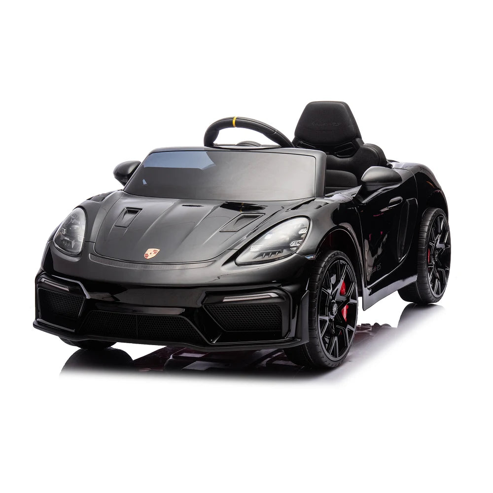 Mașină electrică Porsche 718
Sarcină maximă: 35 kg (scaune din piele, 12V7Ah*1, Bluetooth, 2 motoare, telecomandă, roți moi din EVA, dimensiuni: 107.2x64.3x45.7 cm)
P718/1/2/3/4