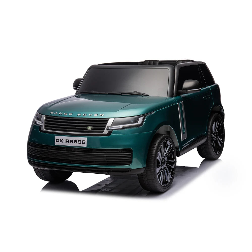 Mașina electrică Land Rover, încărcătură maximă 35 kg (scaune din piele, 12V14Ah, MP-3, motoare 4*35W, telecomandă, roți moi - EVA, dimensiune 131x81x60 cm) RR998 (69953, 69960, 69977, 69984)