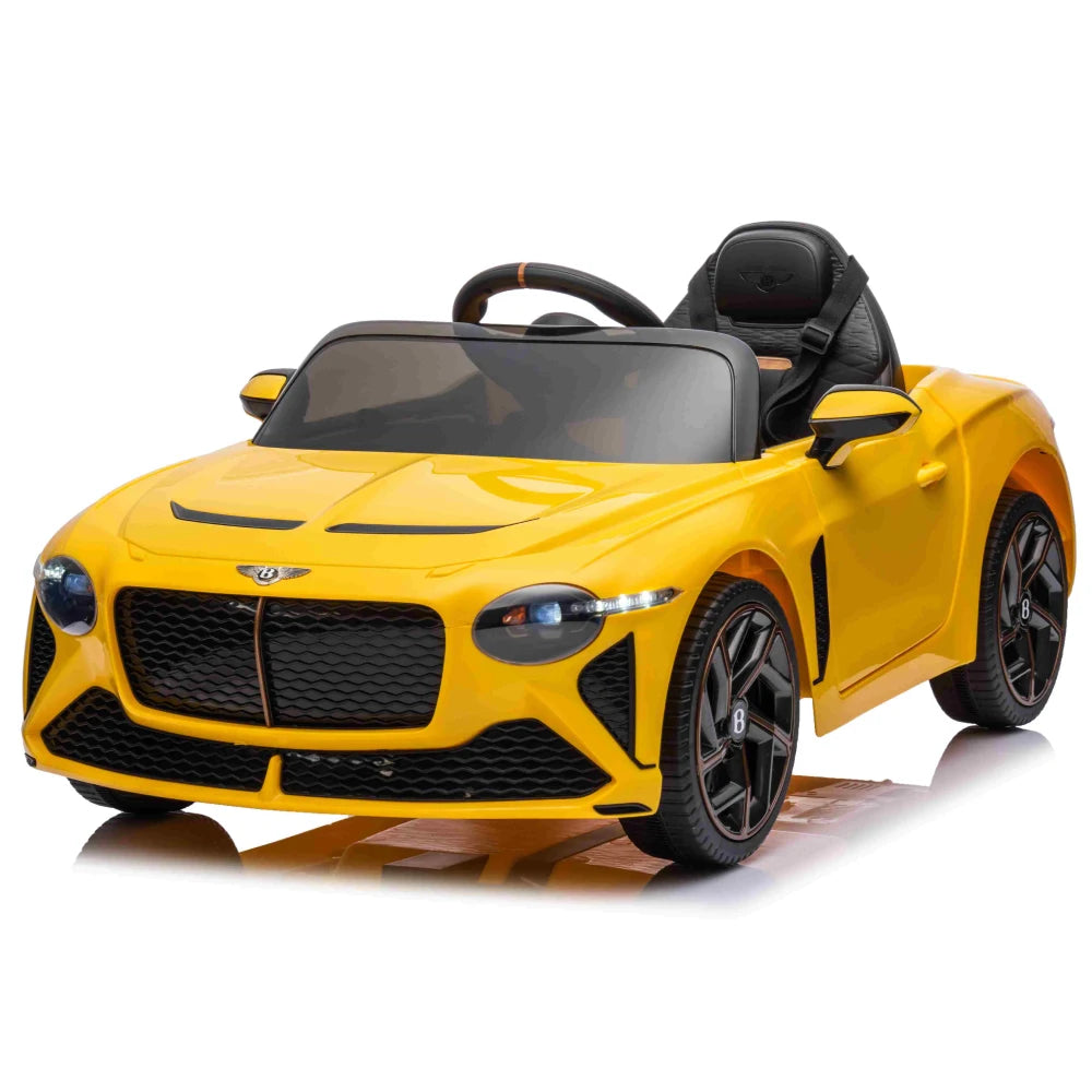 Машина аккумуляторная Bentley Bacalar (максимальная нагрузка 30 кг, кожаные сиденья, аккумулятор 12 В 7 Ач, 4 двигателя по 45 Вт, дистанционное управление, мягкие колеса - EVA, размеры 108x65x45 см) арт. JE1008/1/3