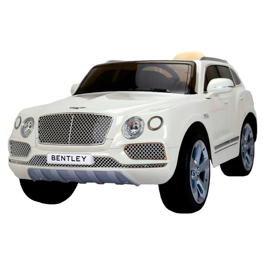 Электромобиль Bentley, максимальная нагрузка 30 кг (кожаные сиденья, 6V7Ah2, MP-3, двигатели 235 Вт, дистанционное управление, мягкие колеса - EVA, размеры 120×80×62 см) JJ2158