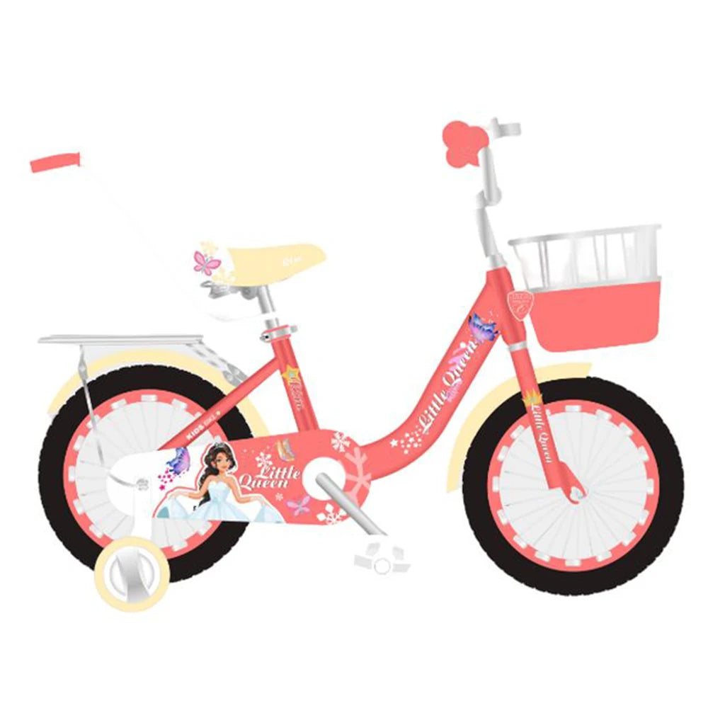 Bicicleta pentru fetite cu maner pentru parinte 12′ 2-4 ani (36264)