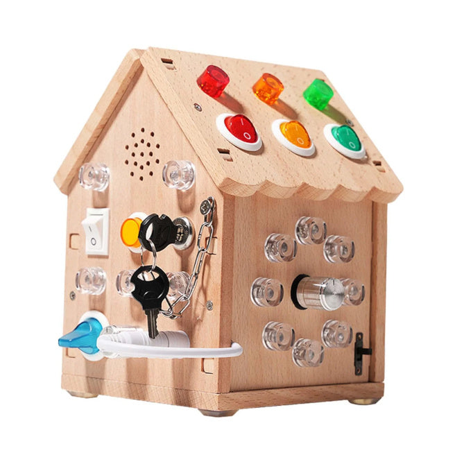 Busyboard Căsuță luminoasă cu sunete, cod 1371D