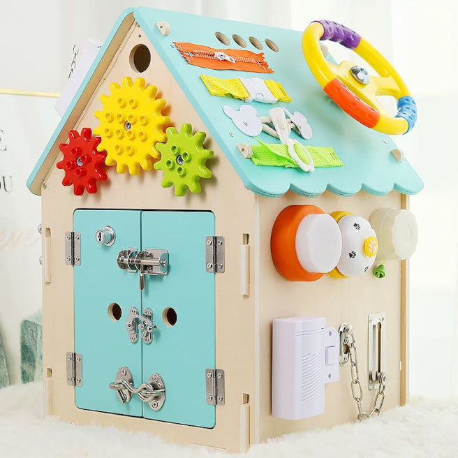 Busyboard Casă Colorată, cod 61671