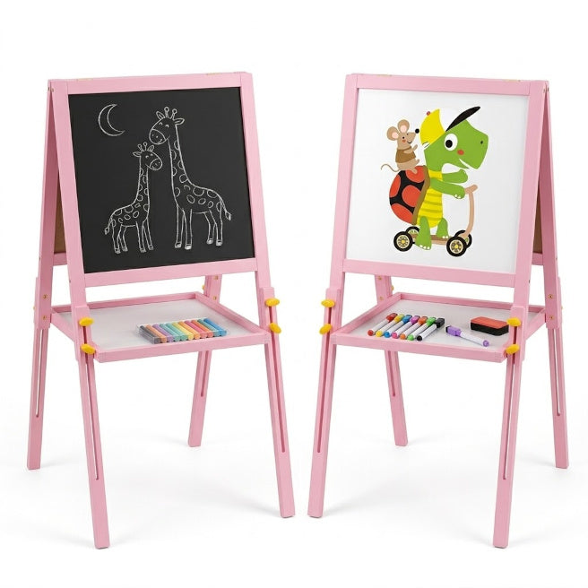 Șevalet pentru copii, roz, cod 2553D