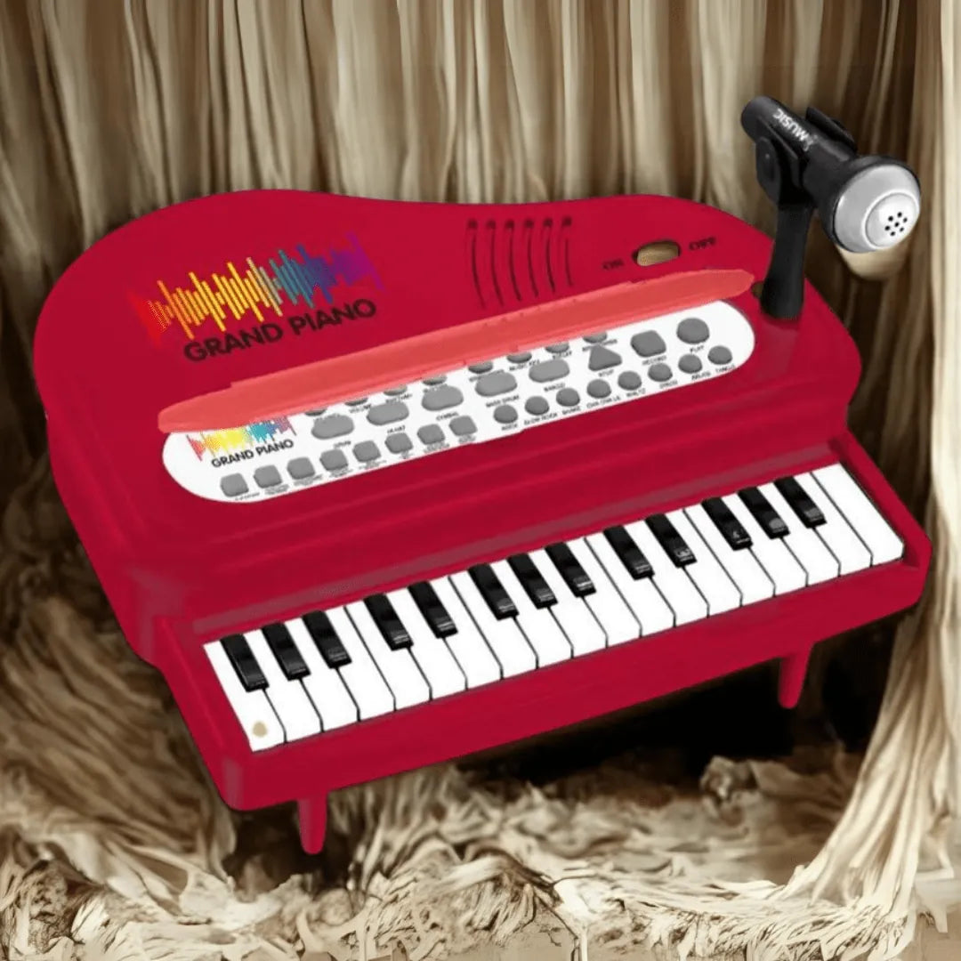 Pian Electronic Grand Piano cu Microfon și Funcții Muzicale 21935tt