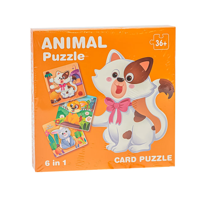 Puzzle în ramă Animale, cod 178672
