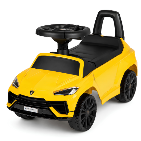 Tolocar „Lamborghini Urus S” pentru copii, cu volan muzical, Galbenă SKU: 9010150_Yellow