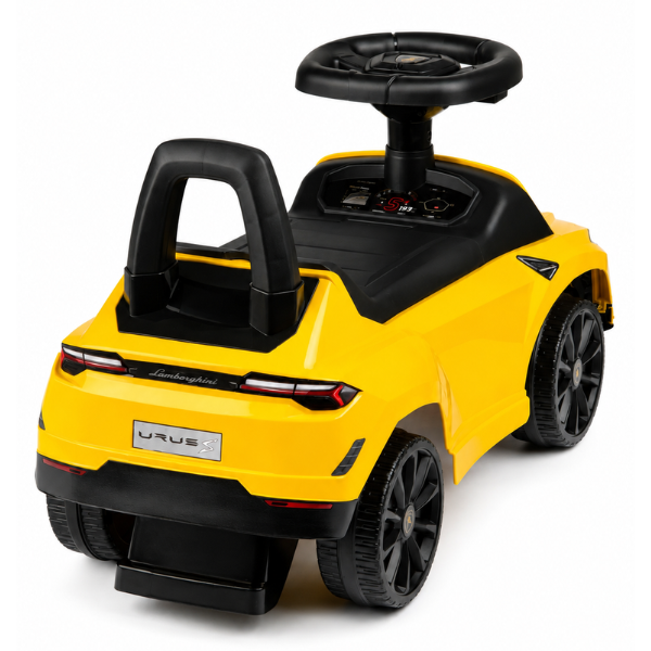 Tolocar „Lamborghini Urus S” pentru copii, cu volan muzical, Galbenă SKU: 9010150_Yellow