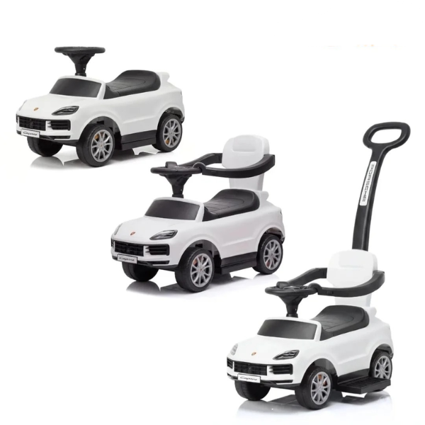 Tolocar „Porsche Cayenne” pentru copii, cu volan muzical SKU: 9010149P_White